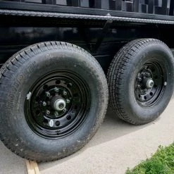 7x16 Telescopic Dump Trailer with 2ft Sides (2) 7K Axles -Cheap Trailers Store dsc05661 2 1