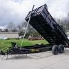 7x16 Telescopic Dump Trailer with 2ft Sides (2) 7K Axles -Cheap Trailers Store dsc05663 3 1