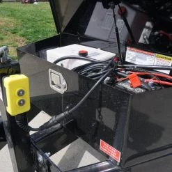 7x16 Telescopic Dump Trailer with 2ft Sides (2) 7K Axles -Cheap Trailers Store dsc05664 3 1