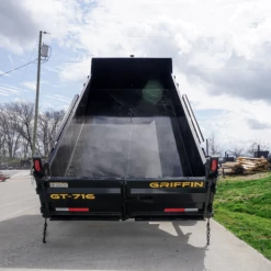 7x16 Telescopic Dump Trailer with 2ft Sides (2) 7K Axles -Cheap Trailers Store dsc05669 recovered 1