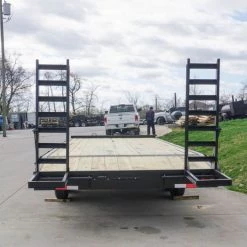 8.5x22 I-Beam Deckover Trailer (2) 7K Axles Stand-Up Ramps -Cheap Trailers Store dsc05673 1 1 1