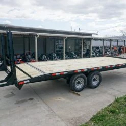 8.5x22 I-Beam Deckover Trailer (2) 7K Axles Stand-Up Ramps -Cheap Trailers Store dsc05674 1 1 1
