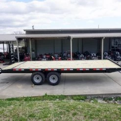 8.5x22 I-Beam Deckover Trailer (2) 7K Axles Stand-Up Ramps -Cheap Trailers Store dsc05675 1 1 1