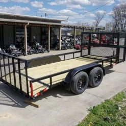 6.4x16 Dovetail Utility Trailer Stacked Baskets (2) 3500lb Axles -Cheap Trailers Store dsc05697 2 1