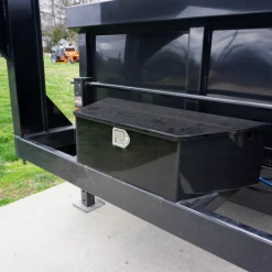 Hydraulic 7'x16' 2ft Side Gooseneck Dump Trailer (2) 7K Axles -Cheap Trailers Store dsc05712 1