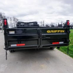 Hydraulic 7'x16' 2ft Side Gooseneck Dump Trailer (2) 7K Axles -Cheap Trailers Store dsc05717 2 1