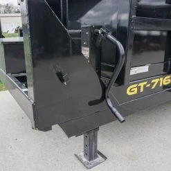 Hydraulic 7'x16' 2ft Side Gooseneck Dump Trailer (2) 7K Axles -Cheap Trailers Store dsc05724 3 1