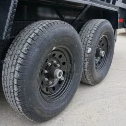 Hydraulic 7'x16' 2ft Side Gooseneck Dump Trailer (2) 7K Axles -Cheap Trailers Store dsc05727 2 1