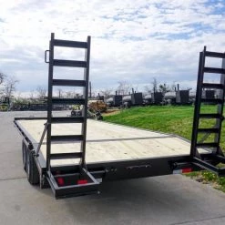 8.5x20 I-Beam Deckover Trailer (2) 7K Axles Stand-Up Ramps -Cheap Trailers Store dsc05777 2 1