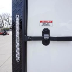 7x12 Enclosed Trailer White V-Nose Blackout Package 3,500lb Axle -Cheap Trailers Store dsc05803 2 1