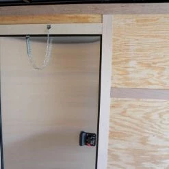 7x12 Enclosed Trailer White V-Nose Blackout Package 3,500lb Axle -Cheap Trailers Store dsc05816 1 1