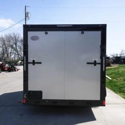 7x12 Enclosed Trailer Silver V-Nose Blackout Package 3,500lb Axle 30 7x12 Enclosed Trailer Silver V-Nose Blackout Package 3,500lb Axle -Cheap Trailers Store dsc05846 2 1