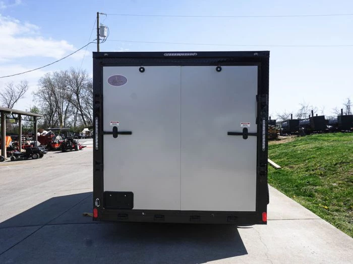 7x12 Enclosed Trailer Silver V-Nose Blackout Package 3,500lb Axle 8 7x12 Enclosed Trailer Silver V-Nose Blackout Package 3,500lb Axle - Image 6