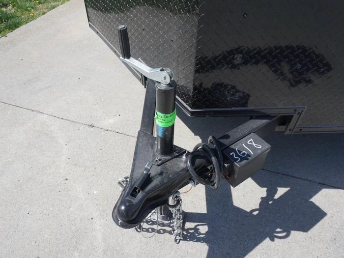 7x12 Enclosed Trailer Silver V-Nose Blackout Package 3,500lb Axle 12 7x12 Enclosed Trailer Silver V-Nose Blackout Package 3,500lb Axle - Image 10