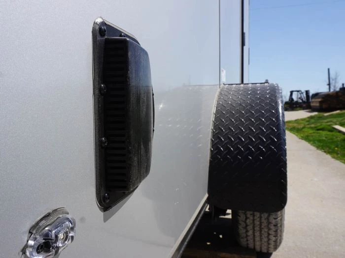 7x12 Enclosed Trailer Silver V-Nose Blackout Package 3,500lb Axle 15 7x12 Enclosed Trailer Silver V-Nose Blackout Package 3,500lb Axle - Image 13