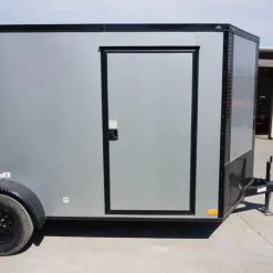 7x12 Enclosed Trailer Silver V-Nose Blackout Package 3,500lb Axle 38 7x12 Enclosed Trailer Silver V-Nose Blackout Package 3,500lb Axle -Cheap Trailers Store dsc05857 1 1