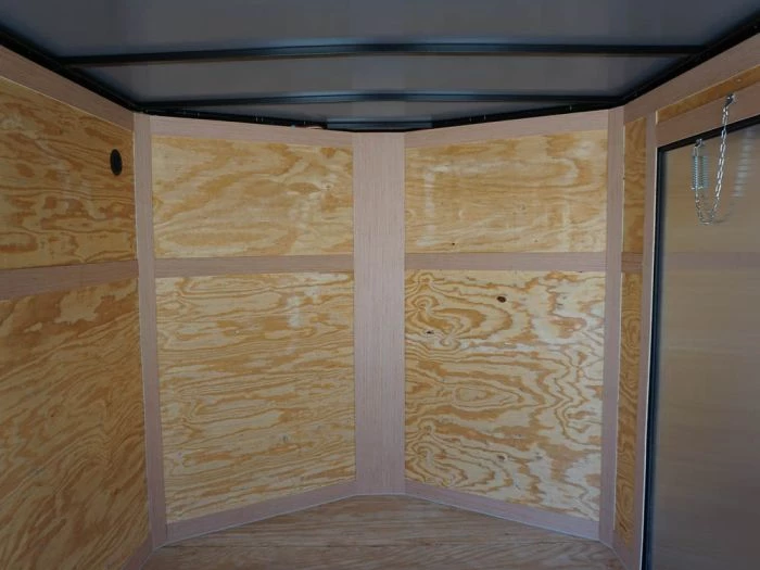 7x12 Enclosed Trailer Silver V-Nose Blackout Package 3,500lb Axle 19 7x12 Enclosed Trailer Silver V-Nose Blackout Package 3,500lb Axle - Image 17