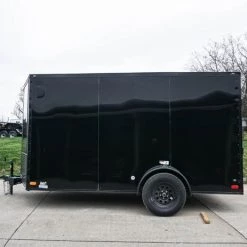 7x12 Enclosed Trailer Black V-Nose Blackout Package 3,500lb Axle 24 7x12 Enclosed Trailer Black V-Nose Blackout Package 3,500lb Axle -Cheap Trailers Store dsc05871 2 1