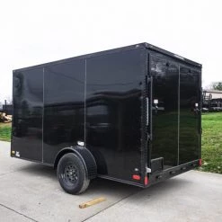 7x12 Enclosed Trailer Black V-Nose Blackout Package 3,500lb Axle 25 7x12 Enclosed Trailer Black V-Nose Blackout Package 3,500lb Axle -Cheap Trailers Store dsc05872 2 1