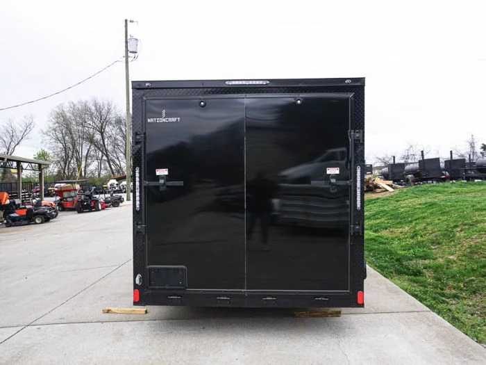 7x12 Enclosed Trailer Black V-Nose Blackout Package 3,500lb Axle 7 7x12 Enclosed Trailer Black V-Nose Blackout Package 3,500lb Axle - Image 5