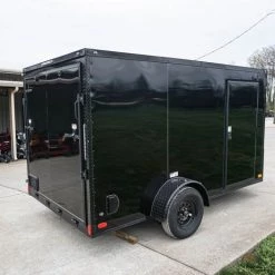 7x12 Enclosed Trailer Black V-Nose Blackout Package 3,500lb Axle 27 7x12 Enclosed Trailer Black V-Nose Blackout Package 3,500lb Axle -Cheap Trailers Store dsc05875 2 1