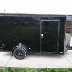 7x12 Enclosed Trailer Black V-Nose Blackout Package 3,500lb Axle 28 7x12 Enclosed Trailer Black V-Nose Blackout Package 3,500lb Axle -Cheap Trailers Store dsc05876 2 1