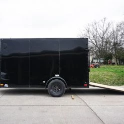 7x12 Enclosed Trailer Black V-Nose Blackout Package 3,500lb Axle 30 7x12 Enclosed Trailer Black V-Nose Blackout Package 3,500lb Axle -Cheap Trailers Store dsc05883 2 1