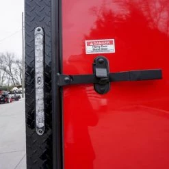 7x16 Enclosed Trailer Red V-Nose Blackout Pkg Tandem Axle -Cheap Trailers Store dsc05948 2 1