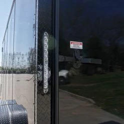 7x16 Enclosed Trailer Black V-Nose Blackout Pkg Tandem Axle -Cheap Trailers Store dsc05976 2 1