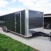 8.5x28 Custom Charcoal Flat Nose Enclosed Trailer (2) 5200 Axles -Cheap Trailers Store dsc05997 1 2