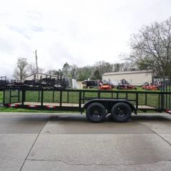 6.4x20 2ft Mesh Sides Utility Trailer Dovetail (2) 3500lb Axle -Cheap Trailers Store dsc06019 2 1