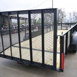 6.4x20 2ft Mesh Sides Utility Trailer Dovetail (2) 3500lb Axle -Cheap Trailers Store dsc06025 2 1