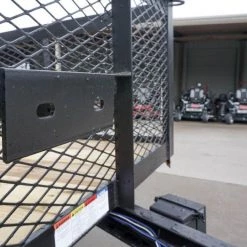 6.4x20 2ft Mesh Sides Utility Trailer Dovetail (2) 3500lb Axle -Cheap Trailers Store dsc06031 2 1