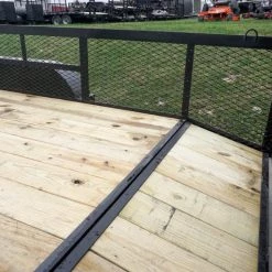 6.4x20 2ft Mesh Sides Utility Trailer Dovetail (2) 3500lb Axle -Cheap Trailers Store dsc06034 2 1