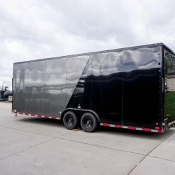 8.5 x 24 Charcoal/Black Enclosed Trailer with Blackout Package -Cheap Trailers Store dsc06067 4 1