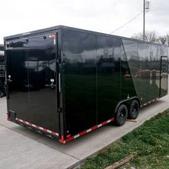 8.5 x 24 Charcoal/Black Enclosed Trailer with Blackout Package -Cheap Trailers Store dsc06069 5 1