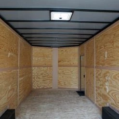 8.5 x 24 Charcoal/Black Enclosed Trailer with Blackout Package -Cheap Trailers Store dsc06082 1