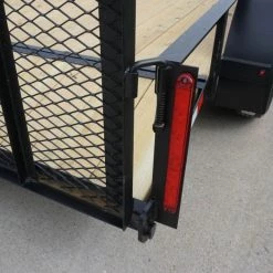 6.4x14 Tandem Dovetail Utility Trailer with Side Gate -Cheap Trailers Store dsc06100 1