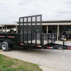 7x16 Hybrid Hydraulic Dump Trailer with 2ft Sides (2) 6K Axles -Cheap Trailers Store dsc06274 1 1