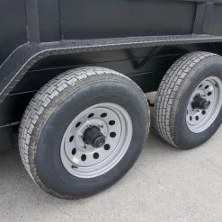 7x16 Hybrid Hydraulic Dump Trailer with 2ft Sides (2) 6K Axles -Cheap Trailers Store dsc06280 1 1