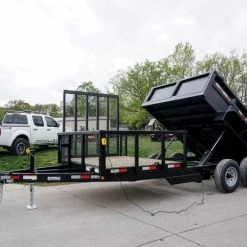 7x16 Hybrid Hydraulic Dump Trailer with 2ft Sides (2) 6K Axles -Cheap Trailers Store dsc06290 1 1