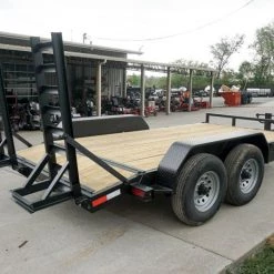 7'x14' Equipment Trailer (2) 7K Axles with 5' Stand-Up Ramps -Cheap Trailers Store dsc06341 1 1
