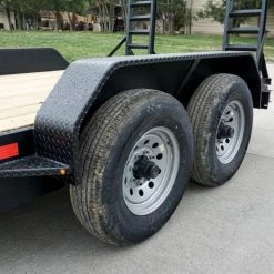 7'x14' Equipment Trailer (2) 7K Axles with 5' Stand-Up Ramps -Cheap Trailers Store dsc06350 2 1