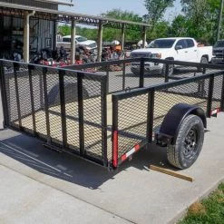 5x10-2ft Mesh Dovetail Utility Trailer 3500lb Axle -Cheap Trailers Store dsc06363 1 1