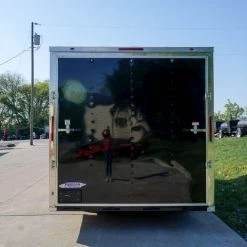 8.5x18 Custom Two-Tone Enclosed Trailer with Rubber Floor -Cheap Trailers Store dsc06448 2 1