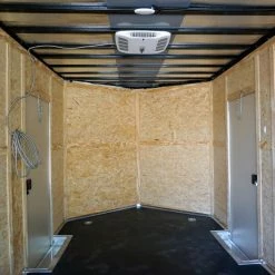 8.5x18 Custom Two-Tone Enclosed Trailer with Rubber Floor -Cheap Trailers Store dsc06461 2 1