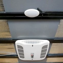 8.5x18 Custom Two-Tone Enclosed Trailer with Rubber Floor -Cheap Trailers Store dsc06464 2 1