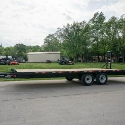 8.5x22 Deckover I-Beam Trailer (2) 5,200lb Axles Stand-Up Ramps -Cheap Trailers Store dsc06561 3 1