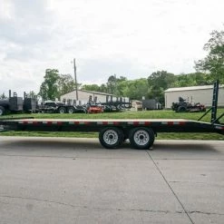 8.5x22 Deckover I-Beam Trailer (2) 5,200lb Axles Stand-Up Ramps -Cheap Trailers Store dsc06562 3 1