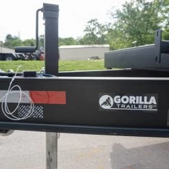 8.5x22 Deckover I-Beam Trailer (2) 5,200lb Axles Stand-Up Ramps -Cheap Trailers Store dsc06572 2 1